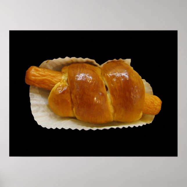 Hett Hund Cake ... Asiatisk dessert Poster (Framsidan)