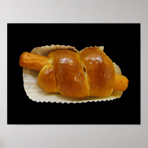 Hett Hund Cake ... Asiatisk dessertmat Poster