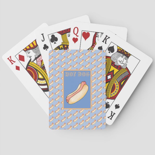 Hett hund casinokort (Baksidan)
