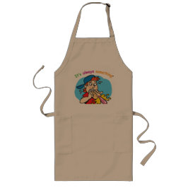 Hett Hund Chefs BBQ Apron Långt Förkläde