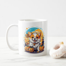 Hett Hund Coffee Combo Funny Design för Hund Coffe Kaffemugg
