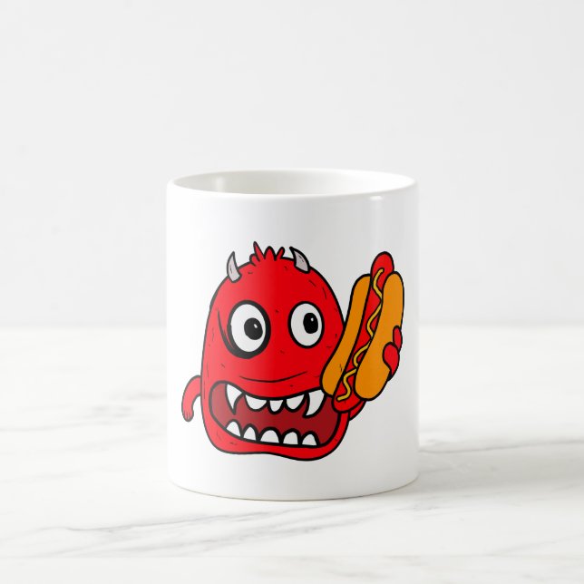 Hett Hund Djävulen Kaffemugg (Center)