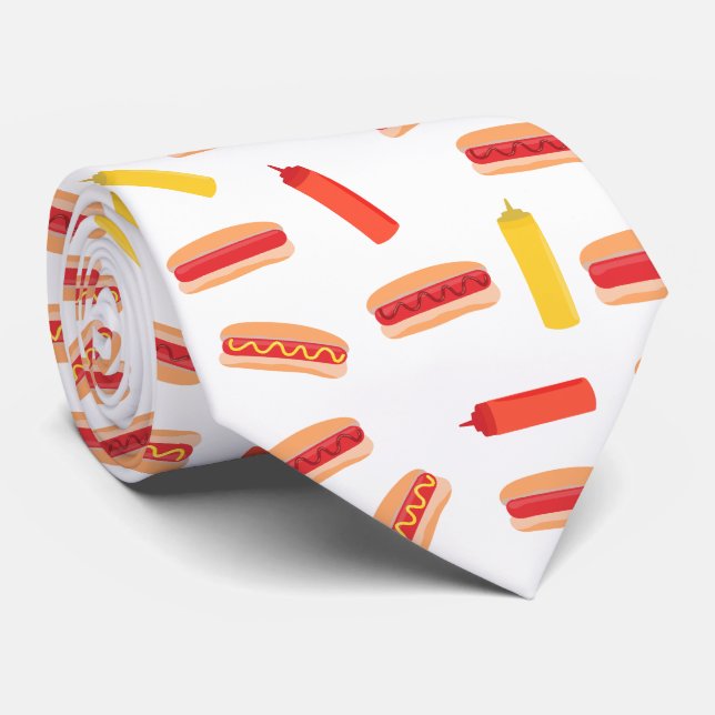 Hett Hund Fast Food BBQ Mönster Slips (Rullad)