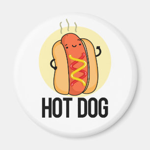 Hett Hund Funny Snack Pun Magnet