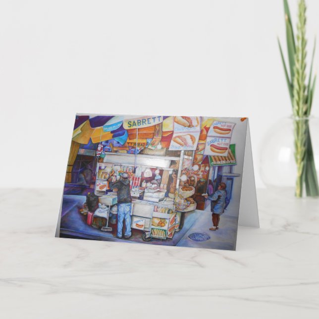 Hett Hund God Greeting Card Kort (Framsida)