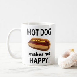 Hett Hund gör Lycklig Hett Hund Kaffemugg