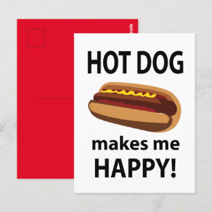 Hett Hund gör Lycklig Hett Hund Vykort