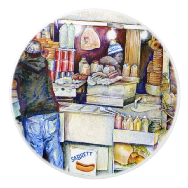 Hett Hund Gud, New York City Knopp (Framsidan)