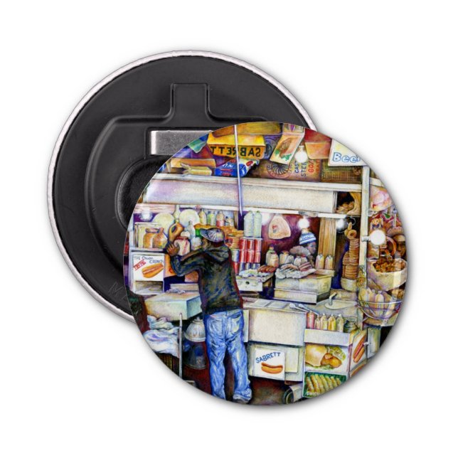 Hett Hund Gud, New York Flasköppnare (Framsidan)