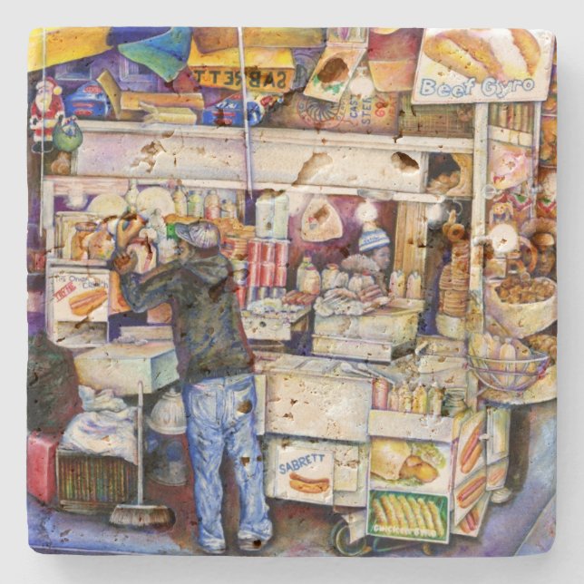 Hett Hund Gud, New York Stenunderlägg (Framsidan)