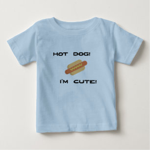 Hett Hund Jag är Cute i Blue T Shirt