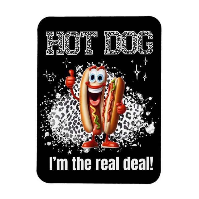 Hett hund! Jag är den riktiga affären Magnet (Vertikal)