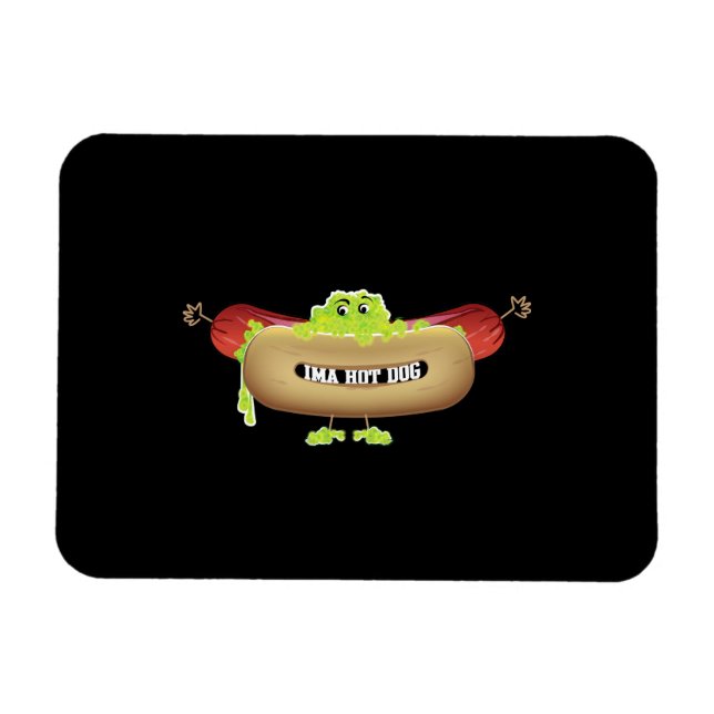 HETT HUND MAN MAGNET (Horisontell)