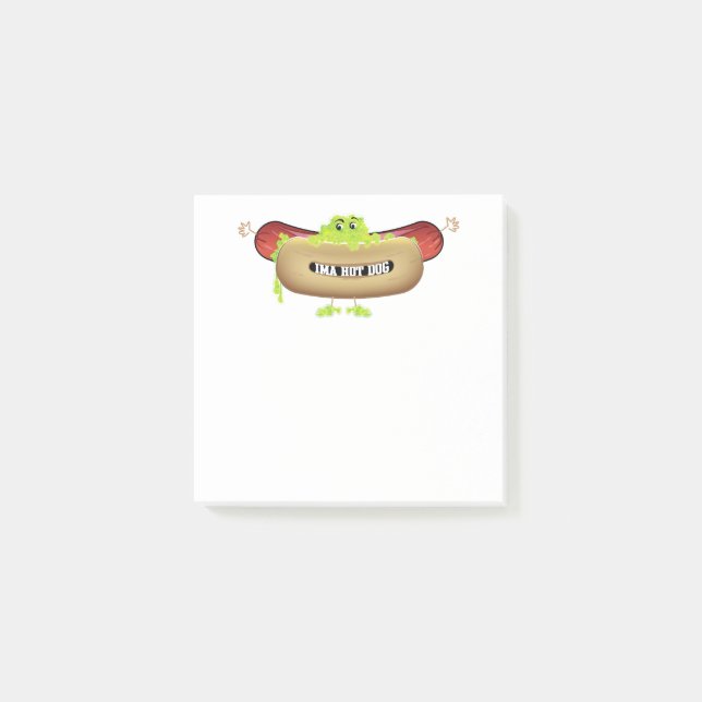 HETT HUND MAN POST-IT BLOCK (Framsida)