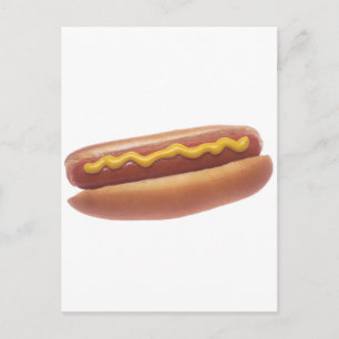 Hett Hund med Mustard Vykort