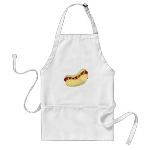 Hett Hund Mustard Grill Grilling Foodie Cookout Fo Förkläde