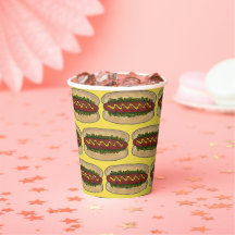 Hett Hund Mustard Relish Frankfurter Hotdog Weiner