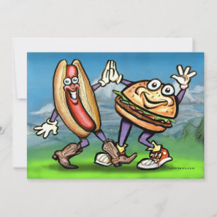 Hett Hund n Hamburger Card