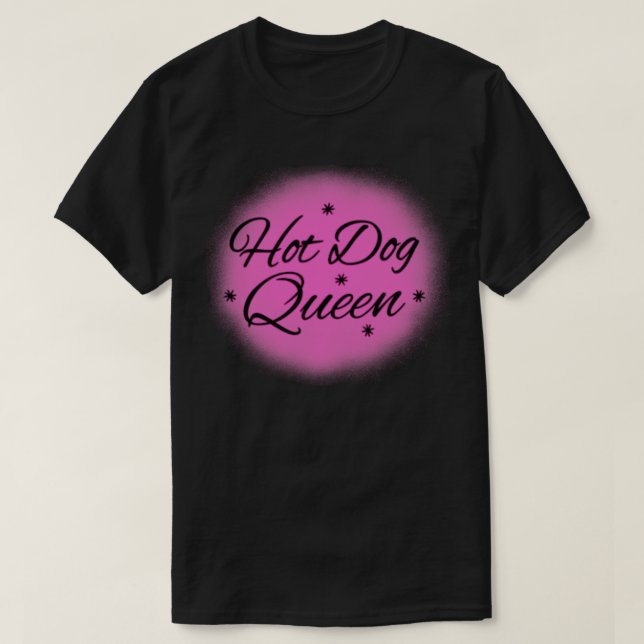 Hett Hund nival Airbrush Circus Fair Fånig Tee (Design framsida)