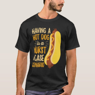 Hett Hund Pun for a Hotdog T Shirt
