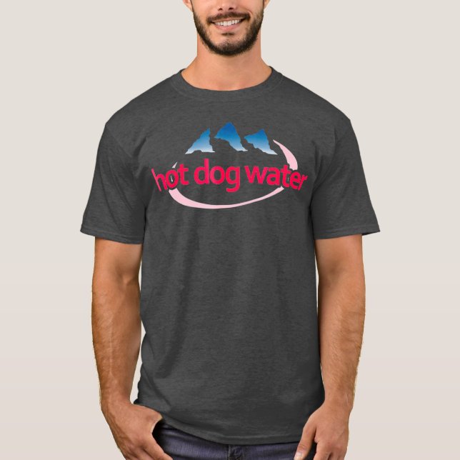 Hett Hund Vatten Meme Underbart nederst Vatten T Shirt (Framsida)