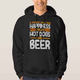 Hett Hund Vuxen lycka Hett Hundar och öl Hoodie
