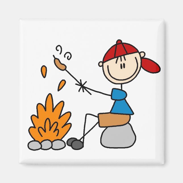 Hett Hundar Campire Magnet (Framsidan)