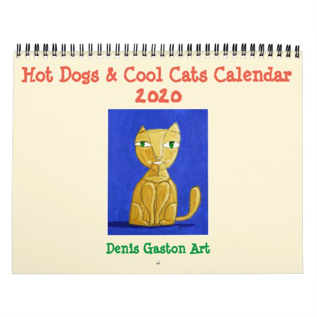 Hett Hundar & Coola Cats Calendar 2020 Kalender (Omslag)