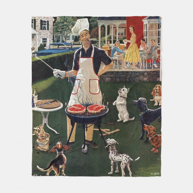 Hett Hundar Fleecefilt (Framsidan)