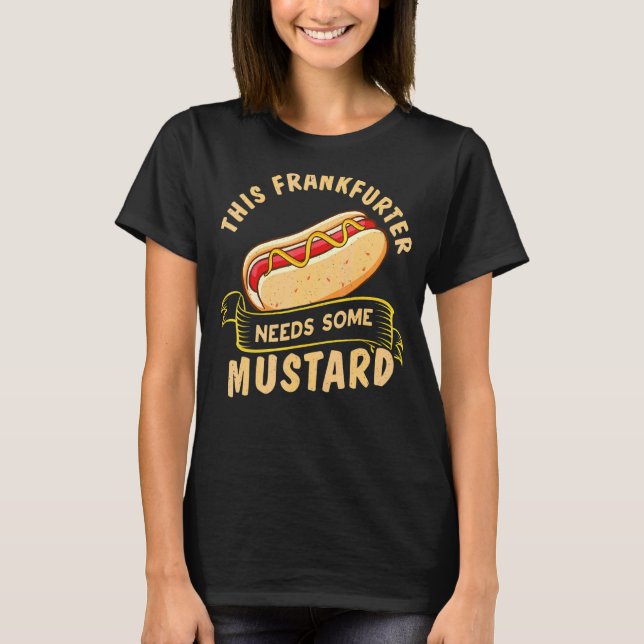 Hett Hundar för Frankfurter Eater T Shirt (Framsida)