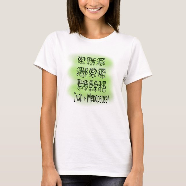 Hett Irish Lassie T-shirt (Framsida)
