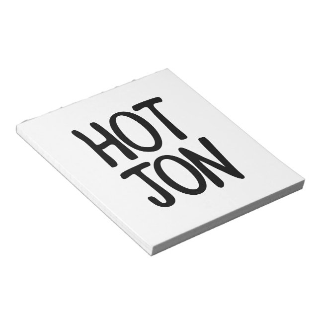 HETT JON ANTECKNINGSBLOCK (Vinklad)