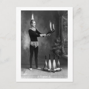 Hett Juggler, tidigt 1900-talet Vykort