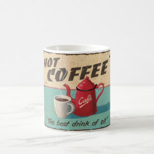 Hett kaffe kaffemugg