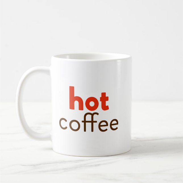 Hett kaffe kaffemugg (Vänster)
