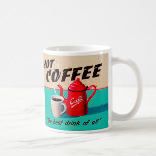 Hett kaffe kaffemugg