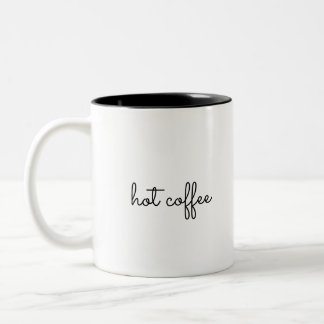 hett kaffe Två-Tonad mugg