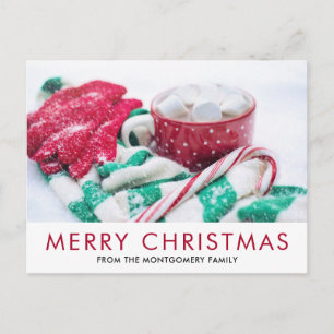 Hett Kakao CANDY CANE Srafjulen och Mitts jul Vykort
