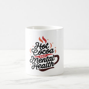 Hett Kakao och Anpassningsbarna för psykisk hälsa Kaffemugg