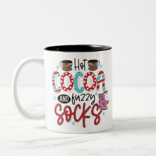 Hett Kakao- och Fuzzy Sockers - Kall för finare vi Två-Tonad Mugg