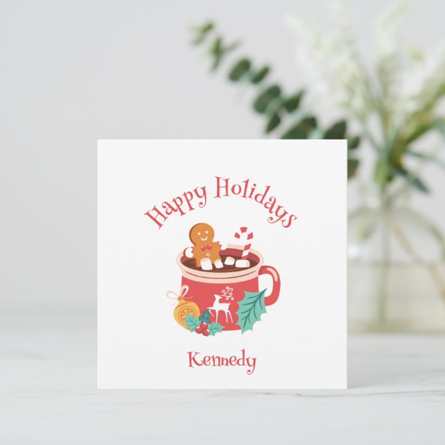 Hett Kakao och Gingerbröd (Stående Fram)