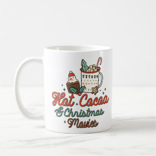 Hett Kakao- och julfilm Retro Kaffemugg
