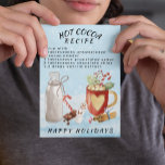 Hett Kakaokokolat Receptjul Vykort<br><div class="desc">Den här designen kan vara personlig i det område som tillhandahålls genom att ändra fotot och/eller text. Du kan också anpassa den genom att klicka på Anpassa den här mallen och sedan välja klicka för att anpassa ytterligare alternativ och ta bort eller ändra färg i bakgrunden, lägga till text, ändra...</div>