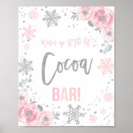 Hett Kakaos Pub Rosa Winter ONEderland Party Poster