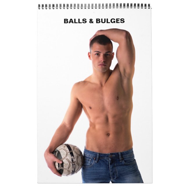 Hett Killar Bollar & Bulges Sexy Shirtless Studs H Kalender (Omslag)