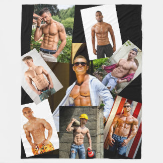 Hett Killar Sexy Studs Shirtless Killar Abs Collag Fleecefilt