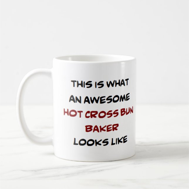 hett kor bun bakare, fantastisk kaffemugg (Vänster)