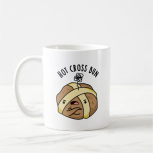 Hett Kor Bun Funny Food Pun Kaffemugg