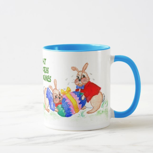 "Hett Kor Bunnies" Kaffe Mugg (Höger)