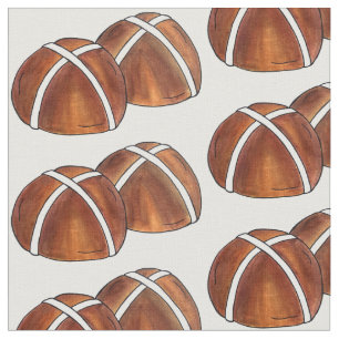 Hett Kor Buns British Food Baking Påsk Pastry Tyg
